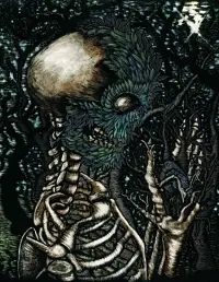 Scratchbord art titled: Empathy